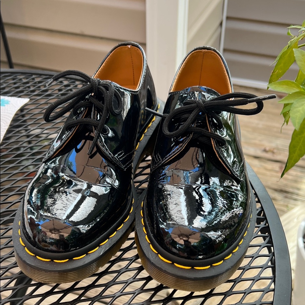 Dr. Martens patent Shiny Black Oxford  Shoes